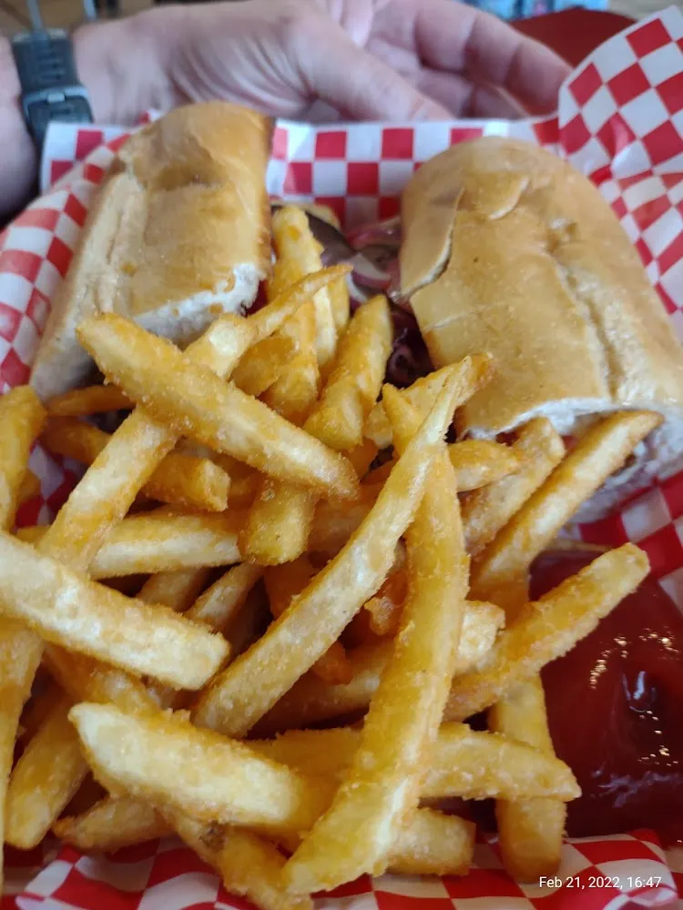 Submarine Sandwich with Fries